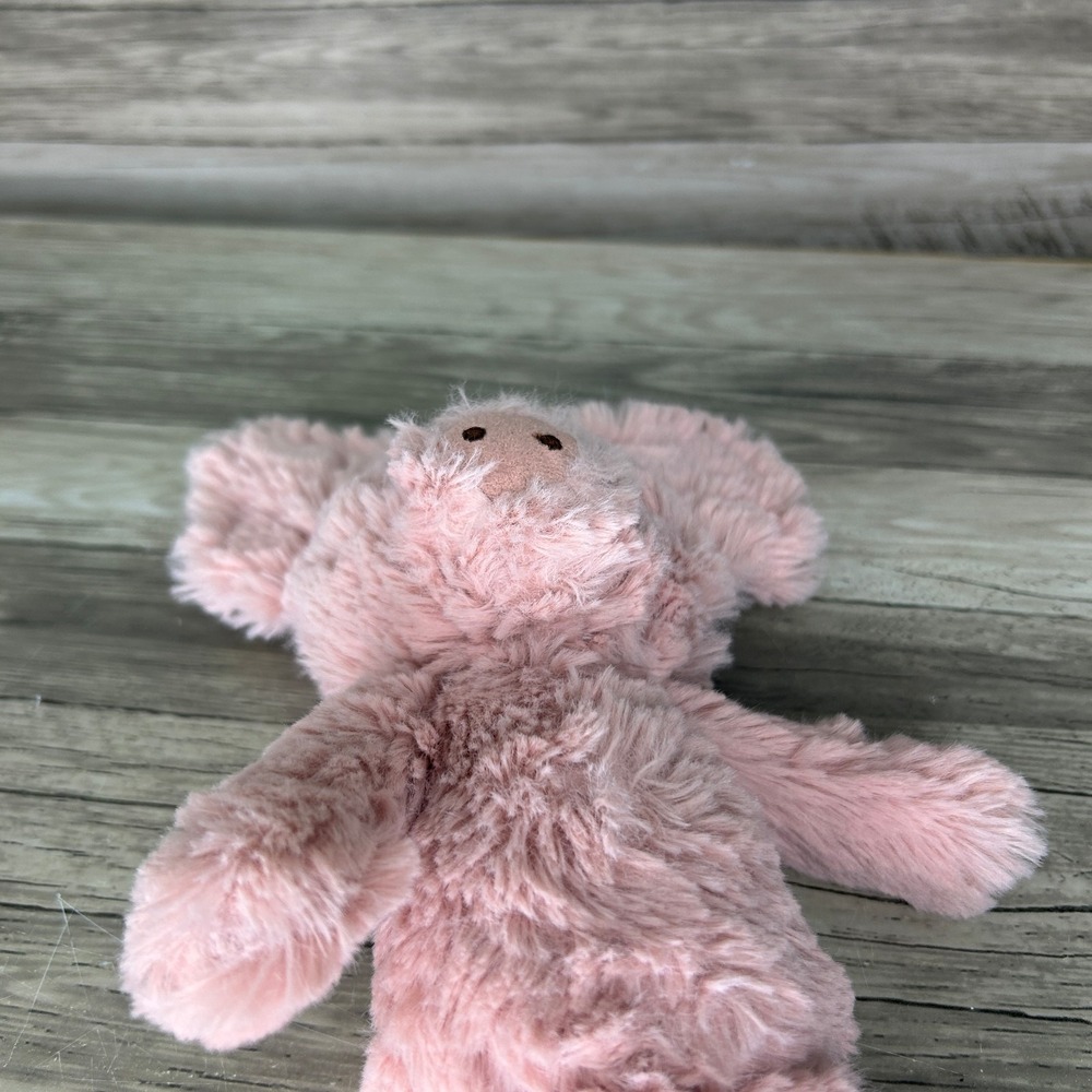 Jellycat Squiggle Piglet Small Pink Pig Big Ears - Picture 2 of 7